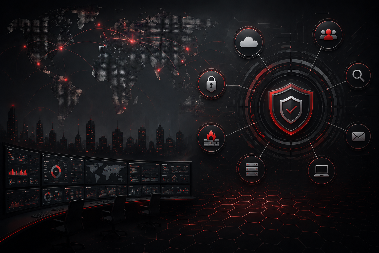 Corvit MSSP services delivering 24/7 SOC monitoring and advanced cybersecurity protection